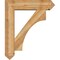 Ekena Millwork Westlake Arts and Crafts Rough Sawn Bracket w/ Offset Brace, Western Red Cedar, 8"W x 32"D x 38"H BKT0806X32X38WTL03RWR - alternate 2